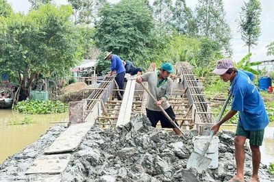 Xã Ngọc Chúc đẩy mạnh xã hội hóa để phát triển hạ tầng giao thông