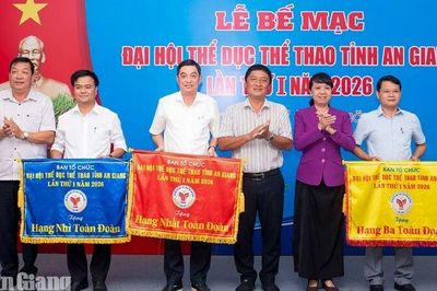 Cụm II giành hạng nhất Đại hội Thể dục thể thao An Giang