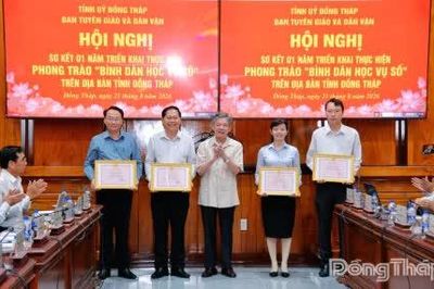 Bí thư Tỉnh ủy Ngô Chí Cường: Cần tiếp tục nâng cao chất lượng phong trào 'Bình dân học vụ số'