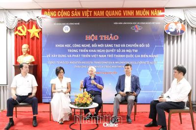 Hội thảo về phát huy vai trò khoa học, công nghệ trong phát triển kinh tế biển