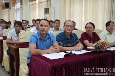 80 trưởng ban công tác mặt ở khu dân cư tham gia tập huấn bồi dưỡng nghiệp vụ công tác mặt trận
