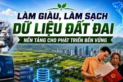 Làm giàu, làm sạch dữ liệu đất đai nền tảng cho phát triển bền vững