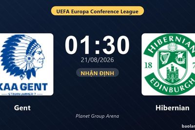 TRỰC TIẾPTrực tiếp Gent vs Hibernian: Hibernian bỏ lỡ phạt đền