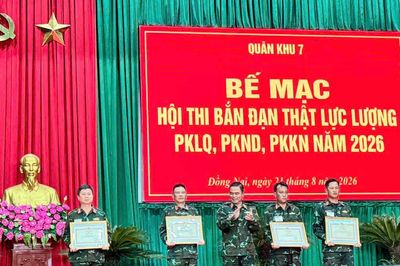 Lâm Đồng giành nhiều giải cao tại Hội thi bắn đạn thật lực lượng phòng không
