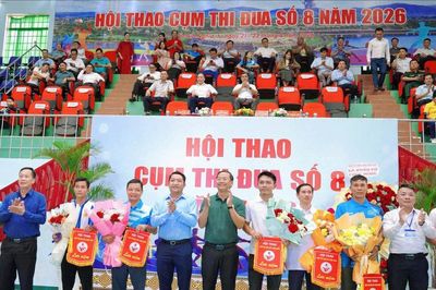 Hơn 500 vận động viên tham gia Hội thao Cụm thi đua số 8