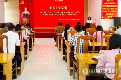Tập huấn bảo vệ bí mật nhà nước và bảo đảm an ninh mạng