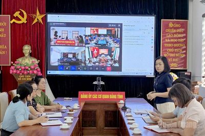 Đổi mới sinh hoạt chi bộ từ giám sát trực tuyến