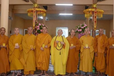 Cà Mau: Trang nghiêm Lễ tạ pháp khóa An cư kiết hạ Phật lịch 2570 tại chùa Long Phước