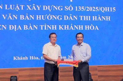 Khánh Hòa tập huấn đưa Luật Xây dựng 2025 vào cuộc sống