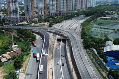 TP.HCM: Nút giao An Phú thông xe thêm 2 nhánh cầu vượt
