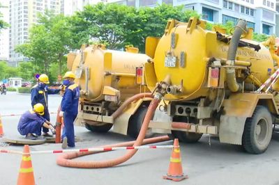 Hệ thống thoát nước Hà Nội phát huy hiệu quả trong trận mưa lớn