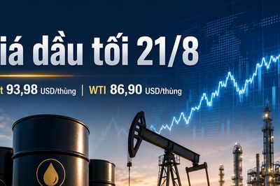 Giá dầu tối 21/8: Brent neo sát 94 USD/thùng, hướng tới tuần tăng thứ hai