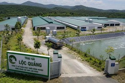 Kiểm tra việc chấp hành pháp luật về môi trường tại Trại gà Lộc Quảng