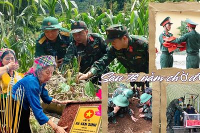76 năm chờ ngày gọi tên cha bên phần mộ