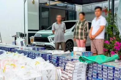 Công an Cần Thơ phát hiện, thu giữ hơn 28.000 bao thuốc lá điếu nhập lậu