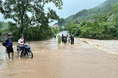 Bắc Ninh: Mưa liên tiếp gây ngập nhiều ngầm, chia cắt giao thông cục bộ tại một số xã miền núi