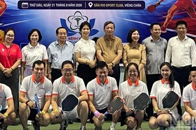 Giao lưu thể thao chào mừng 81 năm Quốc khánh 2/9 tại Lào