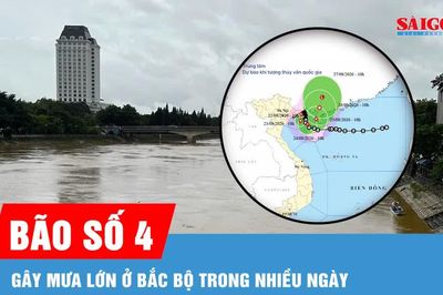 Bão số 4 (Narra) di chuyển chậm, gây mưa nhiều ngày