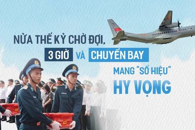 Nửa thế kỷ chờ đợi, 3 giờ và chuyến bay mang 'số hiệu' HY VỌNG