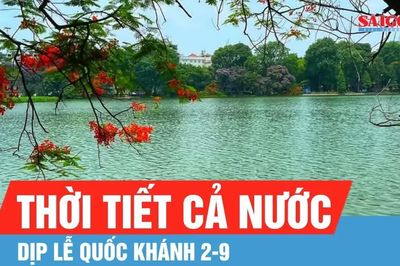 Dự báo sớm về thời tiết cả nước trong dịp nghỉ lễ Quốc khánh 2-9