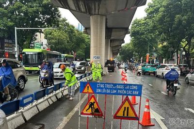 Gấp rút chỉnh trang hạ tầng giao thông Thủ đô trước Quốc khánh 2/9