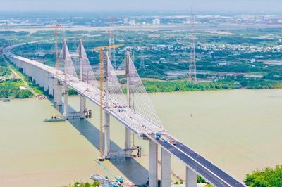 Dự án cầu Phước Khánh tăng tốc về đích, nối thông cao tốc Bến Lức - Long Thành