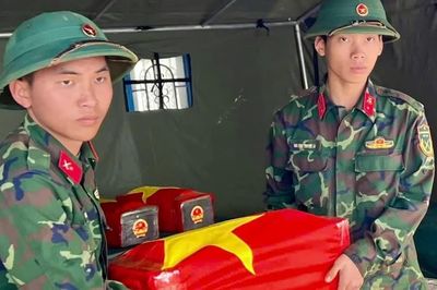Quy tập 6 hài cốt liệt sĩ về Nghĩa trang Liệt sĩ Đà Lạt