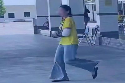 Thực hư clip người phụ nữ bó bột đi thi sát hạch lái ô tô hút 1,1 triệu view