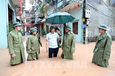 Lạng Sơn huy động lực lượng khắc phục hậu quả thiên tai