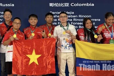 Học sinh Thanh Hóa giành Huy chương vàng tại World Robot Contest Finals (WRC F) 2026