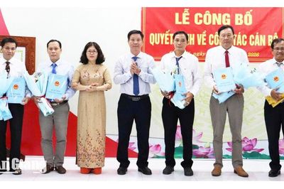 Sau sắp xếp, xã Chợ Mới còn 6 trường tiểu học, mầm non