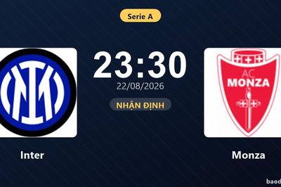 Nhận định Inter vs Monza: đội hình dự kiến