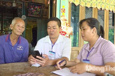 Tân Thạnh: Ra mắt mô hình 'Thứ Bảy cán bộ xuống ấp - trao danh tính số'