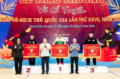 Giải vô địch trẻ võ cổ truyền quốc gia năm 2026: Gia Lai giành 25 huy chương ở nội dung quyền thuật