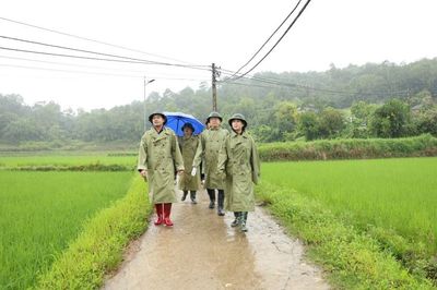 Lãnh đạo UBND tỉnh kiểm tra công tác ứng phó mưa bão