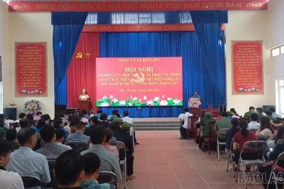 Bản Liền quán triệt Nghị quyết Hội nghị lần thứ ba Ban Chấp hành Trung ương Đảng khóa XIV