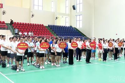 Khai mạc Giải pickleball chào mừng Cách mạng Tháng Tám và Quốc khánh 2/9
