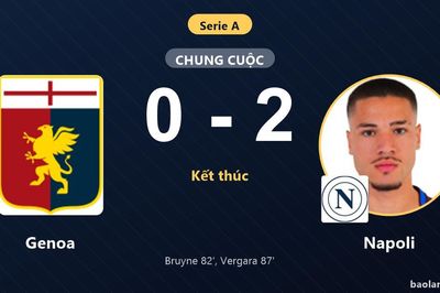 Ghi hai bàn cuối trận, Napoli đánh bại Genoa ở ngày ra quân Serie A