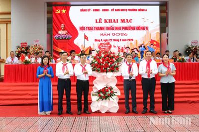 Khai mạc Hội trại thanh thiếu nhi phường Đông A năm 2026