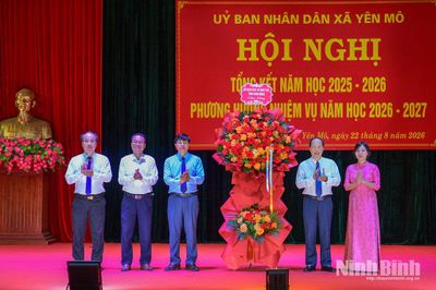 Xã Yên Mô triển khai nhiệm vụ năm học 2026-2027