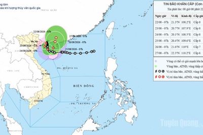 Cảnh báo mưa to đến rất to do ảnh hưởng rìa xa hoàn lưu bão số 4