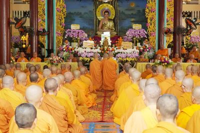 TP.HCM: Ni giới hệ phái Khất sĩ trang nghiêm cử hành lễ Tự tứ tại tịnh xá Ngọc Phương