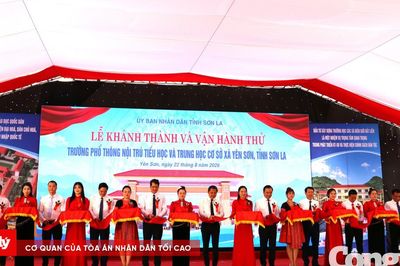 Khánh thành 2 trường nội trú vùng biên tỉnh Sơn La