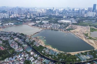 Hồ điều hòa tăng hiệu quả chống ngập, mở rộng không gian xanh