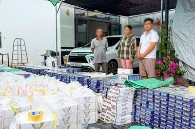 Cần Thơ: Vận chuyển hơn 28.000 bao thuốc lá lậu, 4 đối tượng bị bắt giữ