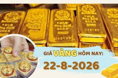 Giá vàng hôm nay 22-8: Vàng thế giới vượt 4.600 USD/ounce kéo giá trong nước tăng theo