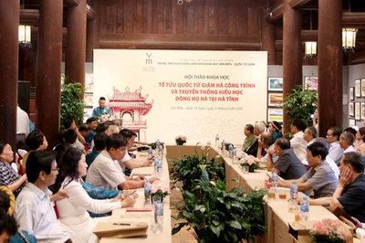 Tôn vinh Tế tửu Quốc Tử Giám Hà Công Trình và truyền thống hiếu học dòng họ Hà tại Hà Tĩnh
