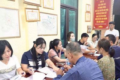 Xã Sơn Đồng chi trả bồi thường, hỗ trợ thực hiện dự án khu nhà ở xã hội