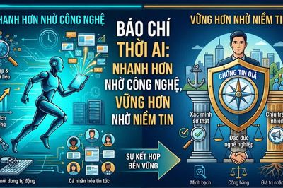 Báo chí thời AI: Công nghệ đẩy tốc độ, con người tạo niềm tin