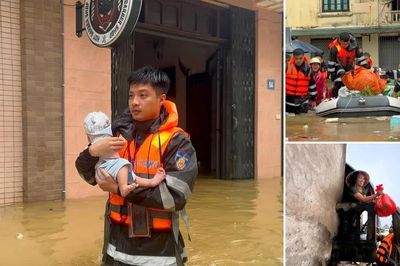 Công an Lạng Sơn dầm mình trong mưa lũ, cứu hộ người và tài sản